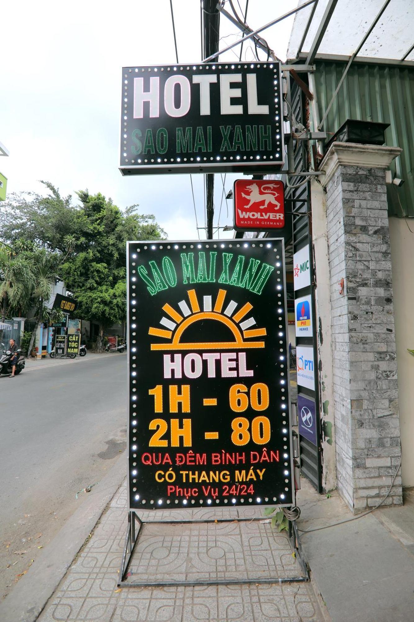 Khach San Sao Mai Xanh - Sao Mai Xanh Hotel 호치민 외부 사진