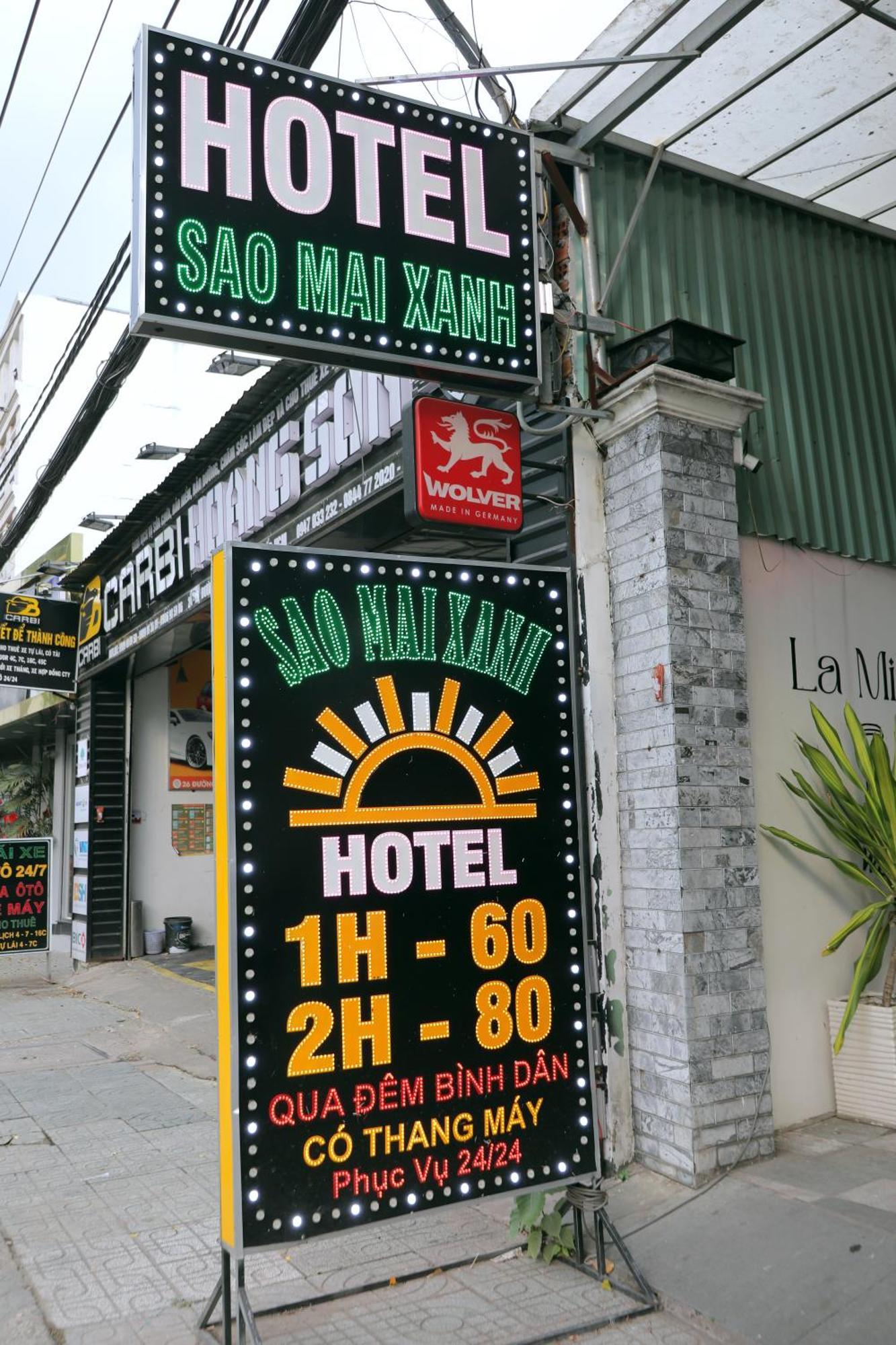 Khach San Sao Mai Xanh - Sao Mai Xanh Hotel 호치민 외부 사진
